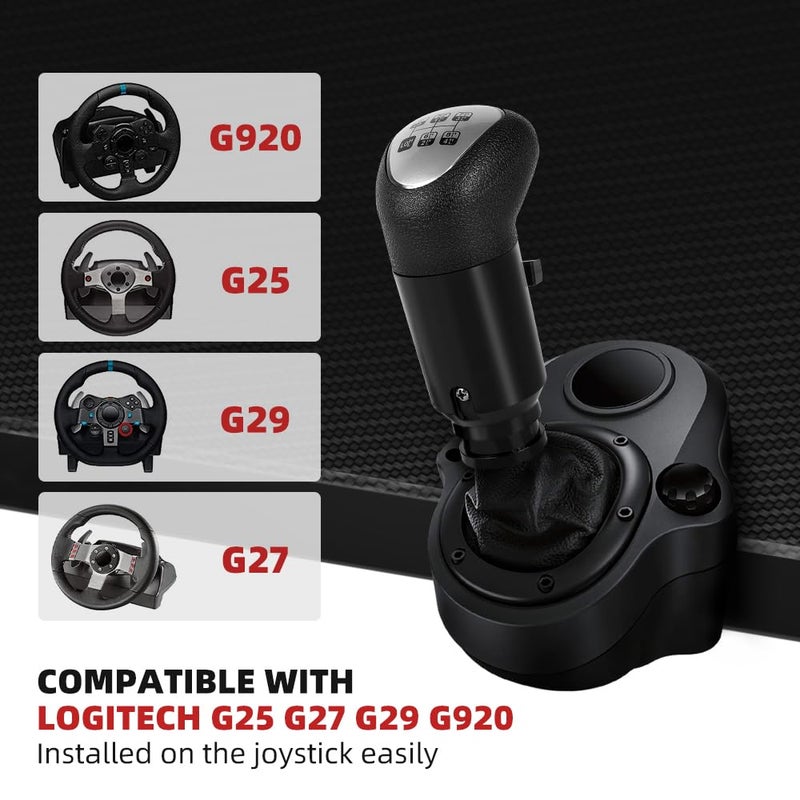 RASTP USB American Truck Simulator Shifter, Gearshift Knob for ATS & ETS2 Games Compatible with Logitech G27 G29 G920 Thrustmaster TH8A Fanatec SQ, PC Sim Racing Shifter (Style 3) - Image 5